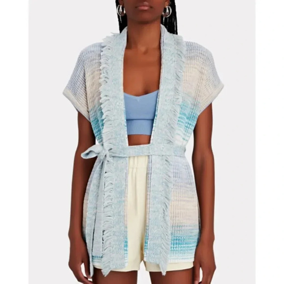 INTERMIX  Chiara Space Dye Wrap Cardigan - Picture 3 of 8